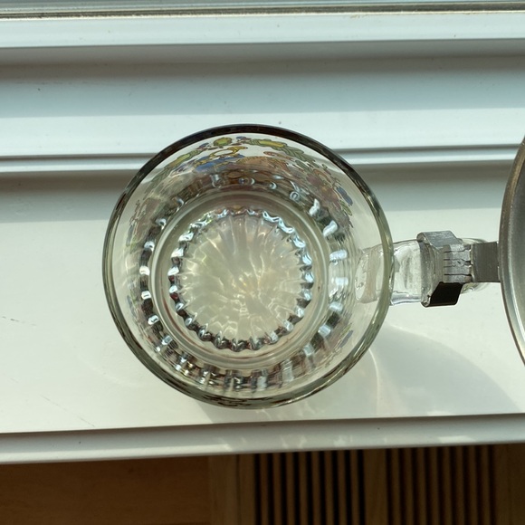 Colorful Vintage German Floral Glass Beer Stein! - Picture 4 of 9